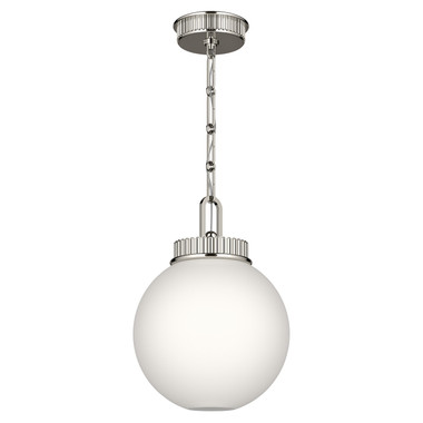 Kichler - 52866PN - One Light Pendant - Andorra - Polished Nickel