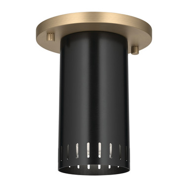 Kichler - 52842BK - LED Flush Mount - Ruehl - Black