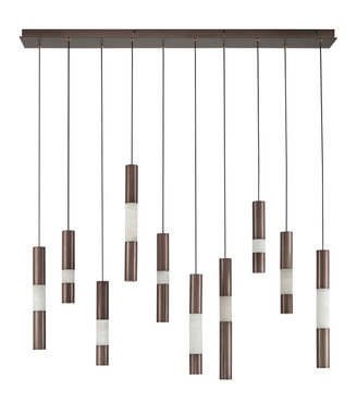 Eurofase - 50121-021 - LED Linear Chandelier - Ronda - Harlow Bronze