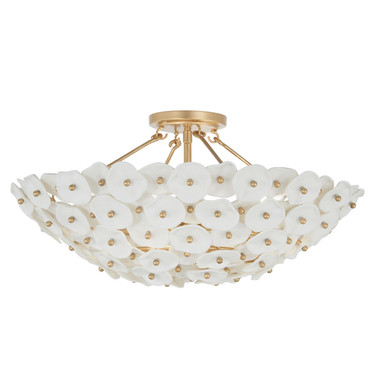 Metropolitan - N1824-732 - Four Light Semi Flush Mount - Coastlyn - Legacy Brass