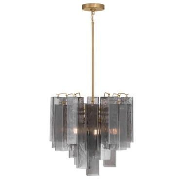 Metropolitan - N3146-GS-732 - Six Light Pendant - Torvento - Legacy Brass