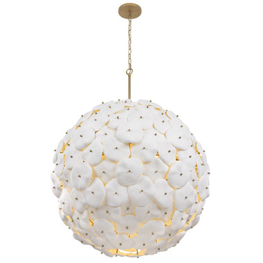 Metropolitan - N1829-732 - Nine Light Pendant - Coastlyn - Legacy Brass
