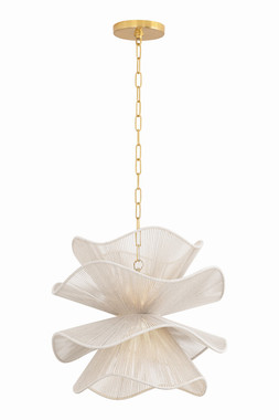 Mitzi - H1084701S-AGB - One Light Chandelier - Amanda - Aged Brass