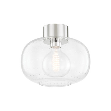 Mitzi - H403501-PN - One Light Flush Mount - Harlow - Polished Nickel