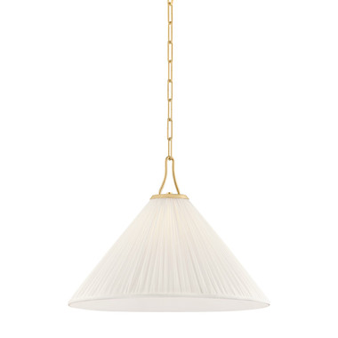 Mitzi - H1076701L-AGB - One Light Pendant - Merida - Aged Brass