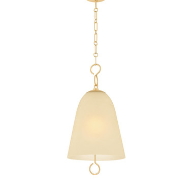 Mitzi - H1058701S-AGB - One Light Pendant - Christine - Aged Brass