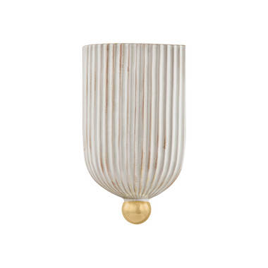 Mitzi - H1056101-AGB/CFC - One Light Wall Sconce - Amira - Aged Brass