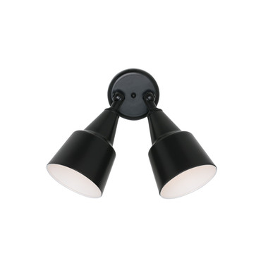 Generation Lighting - 8607-12 - Two Light Flood Light - Flood Light - Black