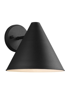 Generation Lighting - 8538501EN3-12 - One Light Outdoor Wall Lantern - Crittenden - Black