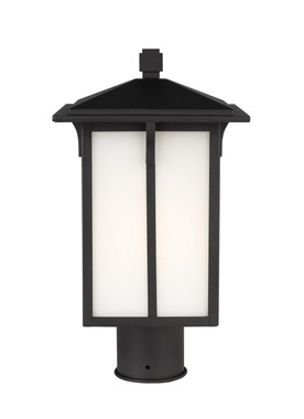 Generation Lighting. - 8252701EN3-12 - One Light Outdoor Post Lantern - Tomek - Black