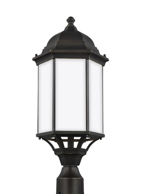 Generation Lighting. - 8238751EN3-71 - One Light Outdoor Post Lantern - Sevier - Antique Bronze
