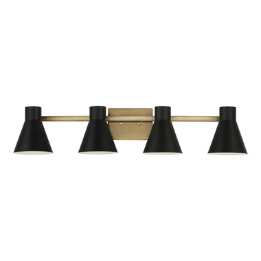 Generation Lighting. - 4441304-848 - Four Light Wall / Bath - Towner - Satin Brass
