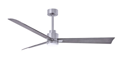 Matthews Fan Company - AKLK-BN-BW-56 - 56"Ceiling Fan - Alessandra - LK - Brushed Nickel