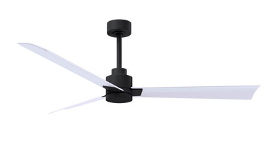Matthews Fan Company - AK-BK-MWH-56 - 56"Ceiling Fan - Alessandra - Matte Black