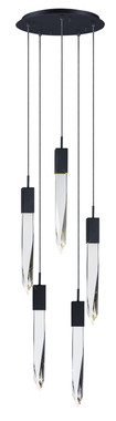 ET2 - E31244-20BK - LED Pendant - Quartz - Black