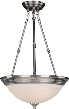 Maxim - 5846MRSN - Three Light Pendant - Essentials - 584x - Satin Nickel