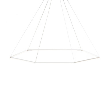 Koncept - ZBP-24-H-SW-MWT-CNP - LED Pendant - Z-Bar Pendant - Matte White