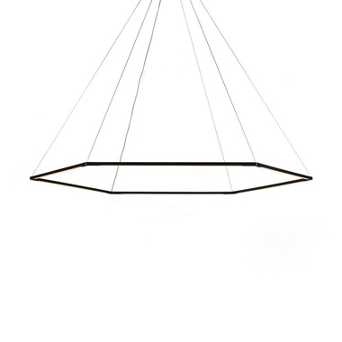 Koncept - ZBP-24-H-SW-MTB-CNP - LED Pendant - Z-Bar Pendant - Matte Black