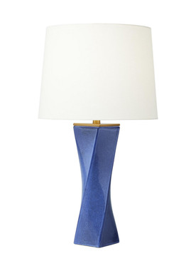 Visual Comfort Studio - CT1211FRB1 - One Light Table Lamp - Lagos - Frosted Blue