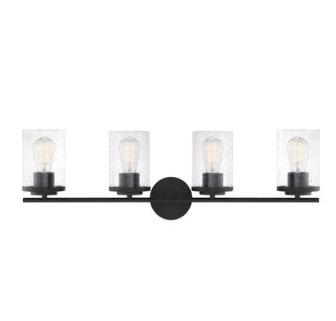 Savoy House - 8-8020-4-BK - Four Light Bath Bar - Marshall - Matte Black