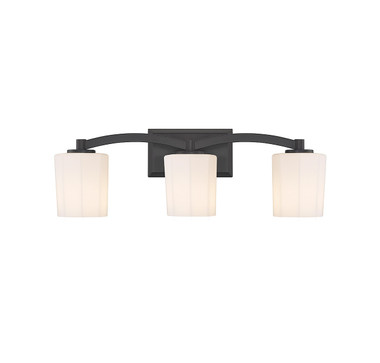 Savoy House - 8-7710-3-BK - Three Light Bathroom Vanity - Whitney - Matte Black