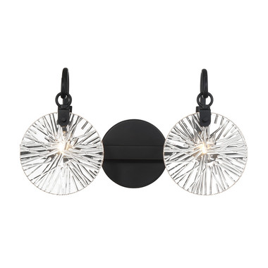 Savoy House - 8-3981-2-BK - Two Light Bathroom Vanity - Addison - Matte Black