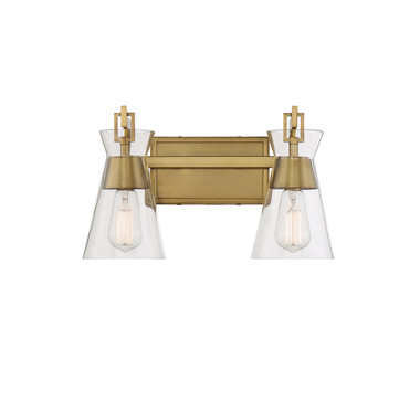 Savoy House - 8-1830-2-322 - Two Light Bathroom Vanity - Lakewood - Warm Brass