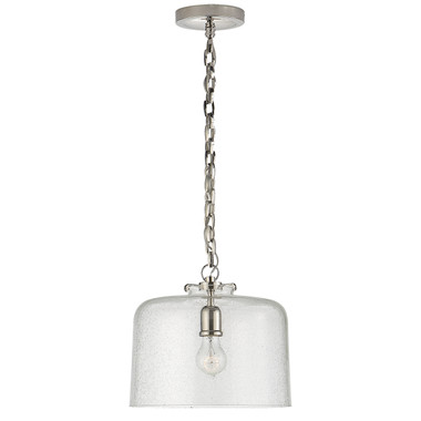 Visual Comfort Signature - TOB 5226PN/G5-SG - One Light Pendant - Katie Dome - Polished Nickel