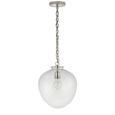 Visual Comfort Signature - TOB 5226PN/G2-CG - One Light Pendant - Katie Acorn - Polished Nickel