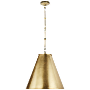 Visual Comfort Signature - TOB 5091HAB-HAB - One Light Pendant - Goodman - Hand-Rubbed Antique Brass