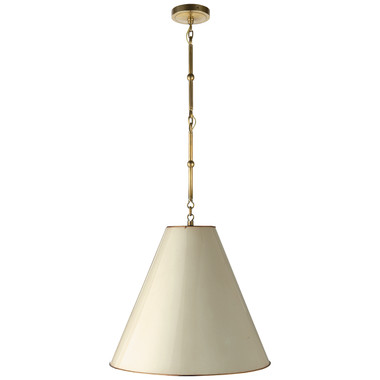 Visual Comfort Signature - TOB 5091HAB-AW - One Light Pendant - Goodman - Hand-Rubbed Antique Brass