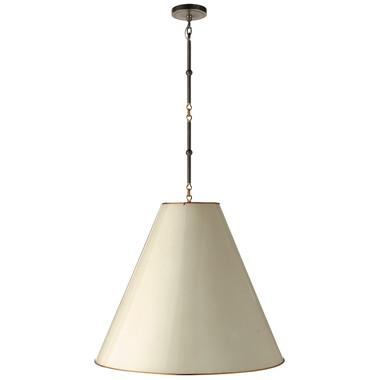 Visual Comfort Signature - TOB 5014BZ/HAB-AW - Two Light Pendant - Goodman - Bronze with Antique Brass