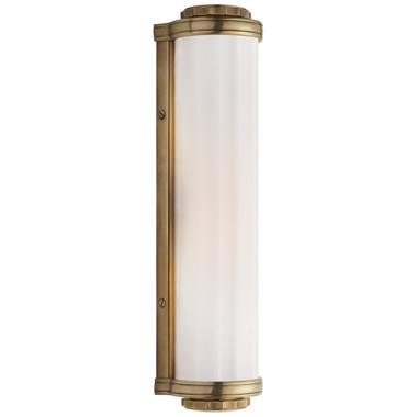 Visual Comfort Signature - TOB 2198HAB-WG - Two Light Bath Sconce - Milton Road - Hand-Rubbed Antique Brass
