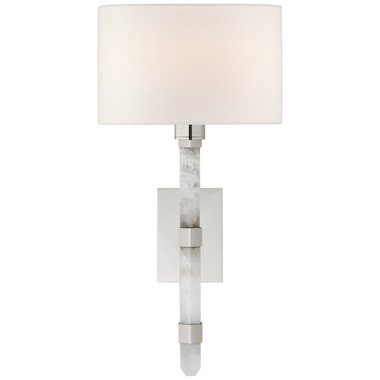 Visual Comfort Signature - SK 2902PN/Q-L - One Light Wall Sconce - Adaline - Polished Nickel
