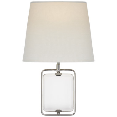 Visual Comfort Signature - SK 2030CG/PN-L - One Light Wall Sconce - Henri - Crystal and Polished Nickel
