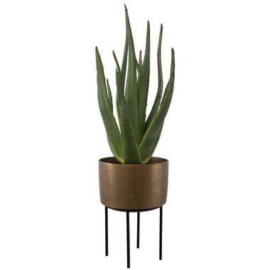 Uttermost - 60217 - Planter - Arabia - Antique Brass