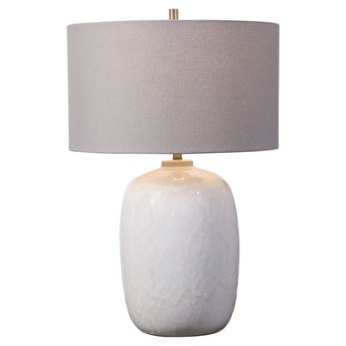 Uttermost - 28390-1 - One Light Table Lamp - Winterscape - Brushed Nickel