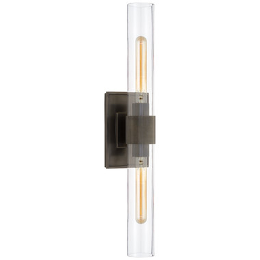 Visual Comfort Signature - S 2164BZ-CG - Two Light Wall Sconce - Presidio - Bronze