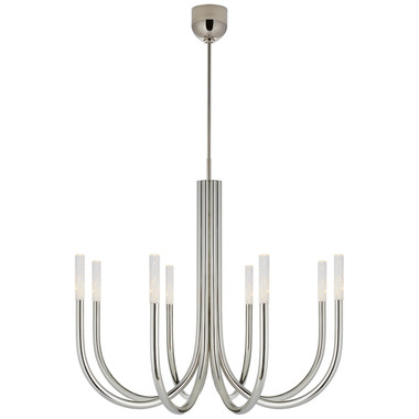 Visual Comfort Signature - KW 5581PN-SG - LED Chandelier - Rousseau - Polished Nickel