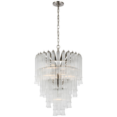 Visual Comfort Signature - JN 5252PN-CG - LED Chandelier - Lorelei - Polished Nickel