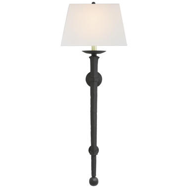 Visual Comfort Signature - CHD 1407BR-L - One Light Wall Sconce - Iron Torch - Blackened Rust