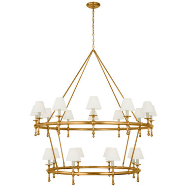 Visual Comfort Signature - CHC 5825AB-L - LED Chandelier - Classic - Antique-Burnished Brass