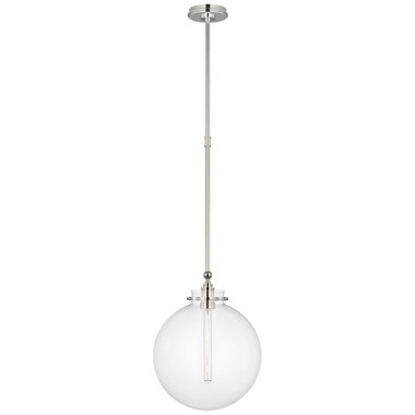 Visual Comfort Signature - CHC 5542PN-CG - LED Pendant - Parkington - Polished Nickel