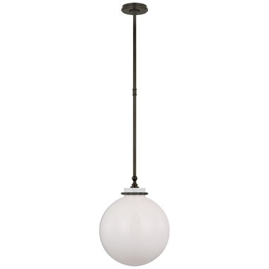Visual Comfort Signature - CHC 5542BZ-WG - LED Pendant - Parkington - Bronze
