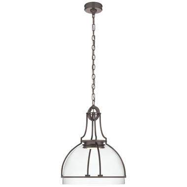 Visual Comfort Signature - CHC 5482BZ-CG - LED Pendant - Gracie - Bronze