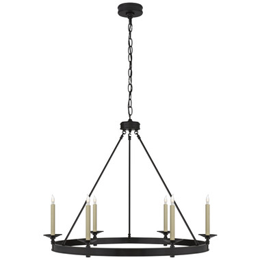 Visual Comfort Signature - CHC 1601BZ - Six Light Chandelier - Launceton - Bronze