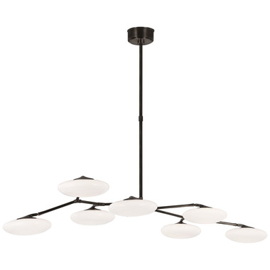 Visual Comfort Signature - CD 5015GM-WG - LED Linear Chandelier - Brindille - Gun Metal