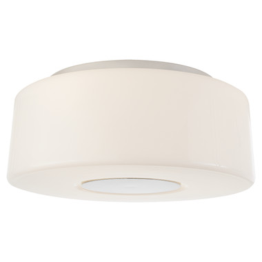 Visual Comfort Signature - BBL 4106PN-WG - Three Light Flush Mount - Acme - Polished Nickel
