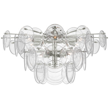 Visual Comfort Signature - ARN 4453PN-CSG - LED Flush Mount - Loire - Polished Nickel