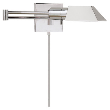 Visual Comfort Signature - 82034 PN - One Light Swing Arm Wall Lamp - VC CLASSIC - Polished Nickel